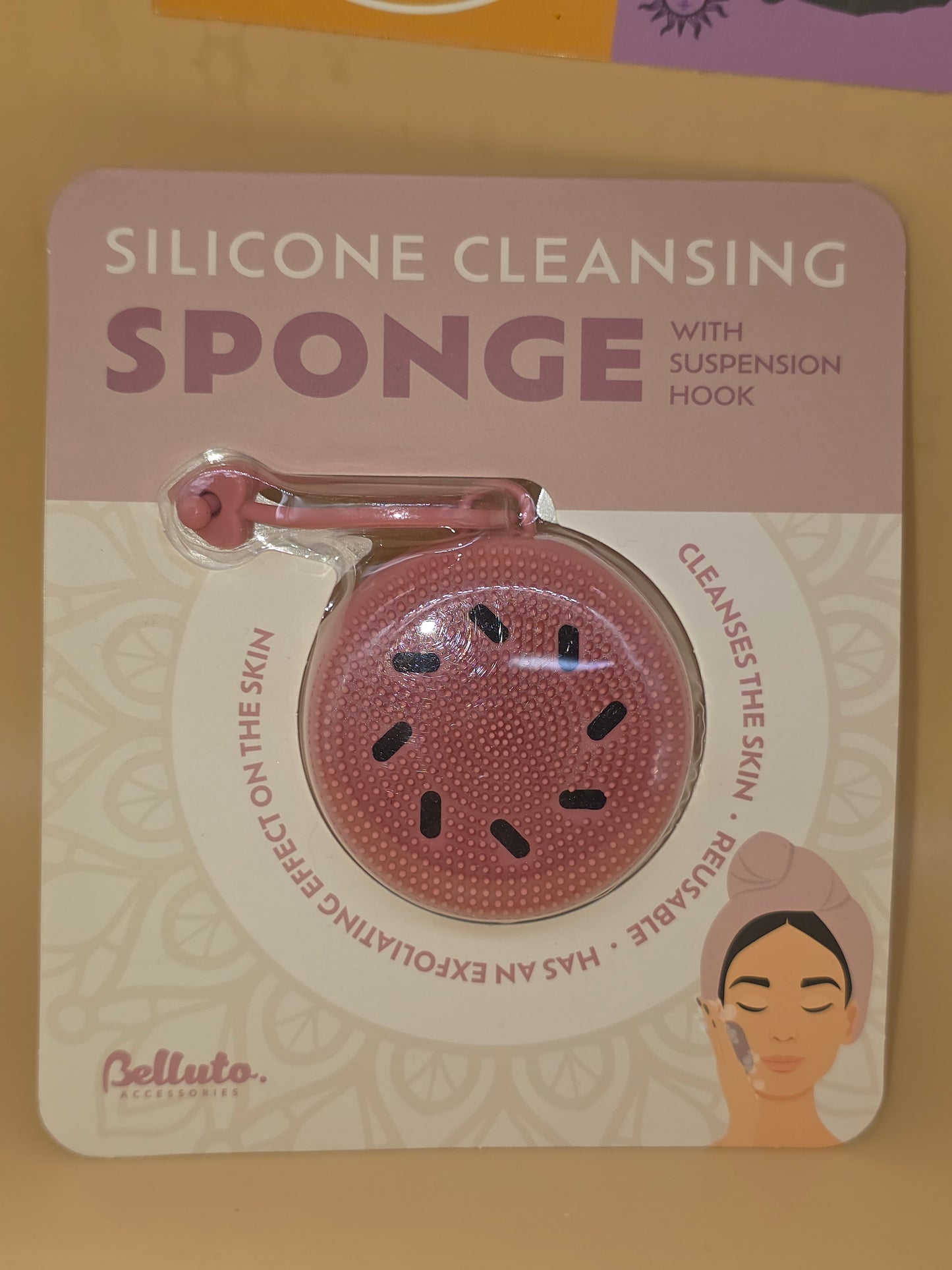 spugna detergente viso in silicone
