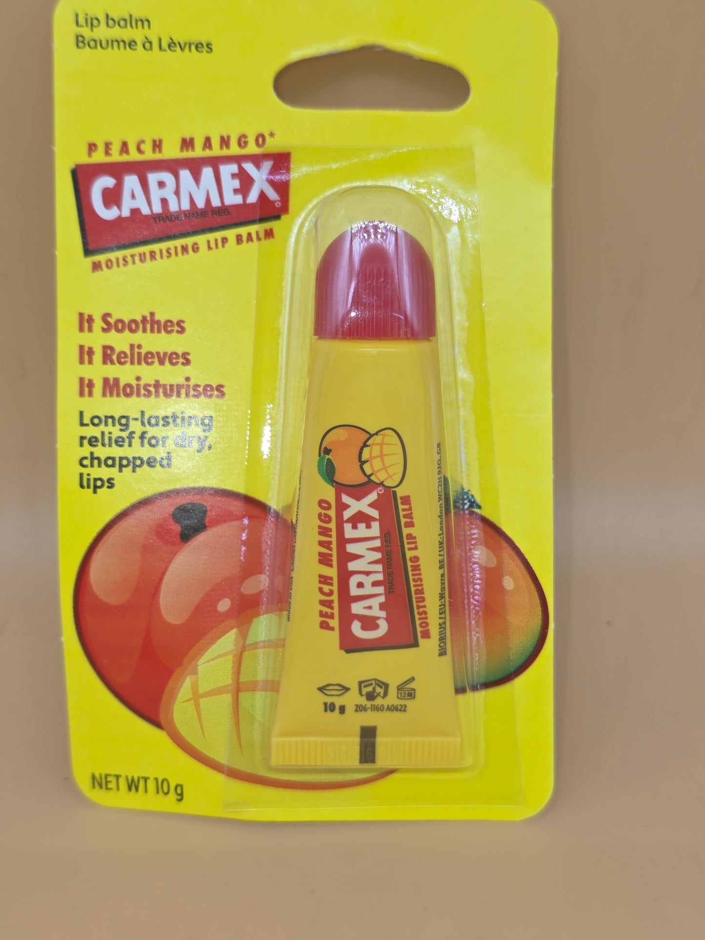 balsamo labbra idratante Carmex Peach Mango