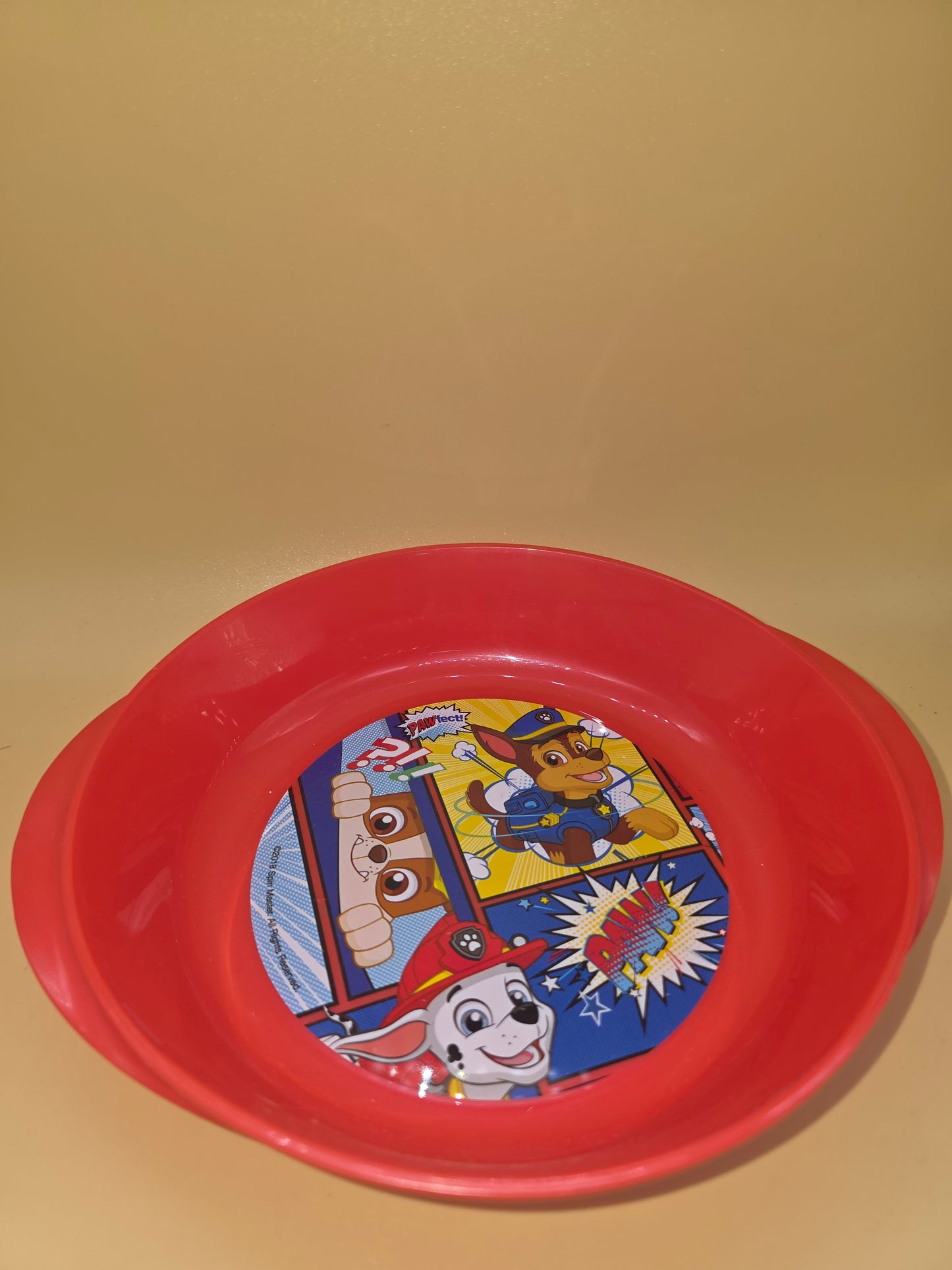 Piatto plastica paw patrol