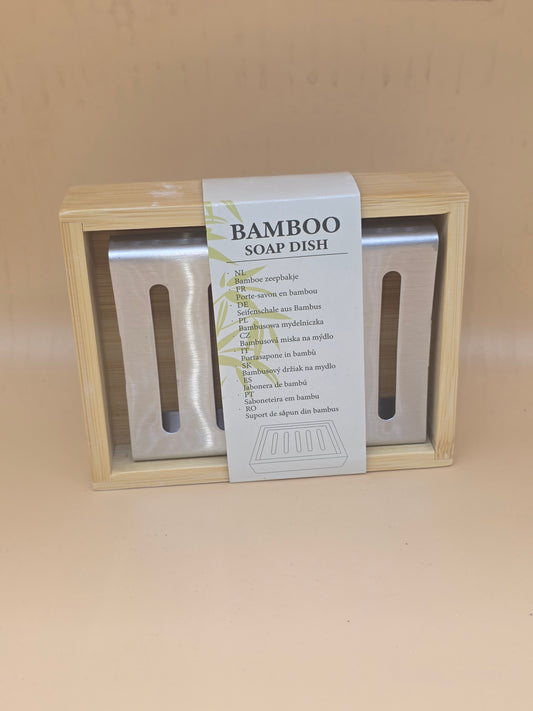 Porta sapone in bambu
