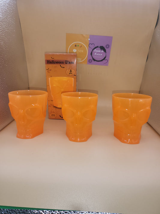 3 bicchieri plastica  halloween