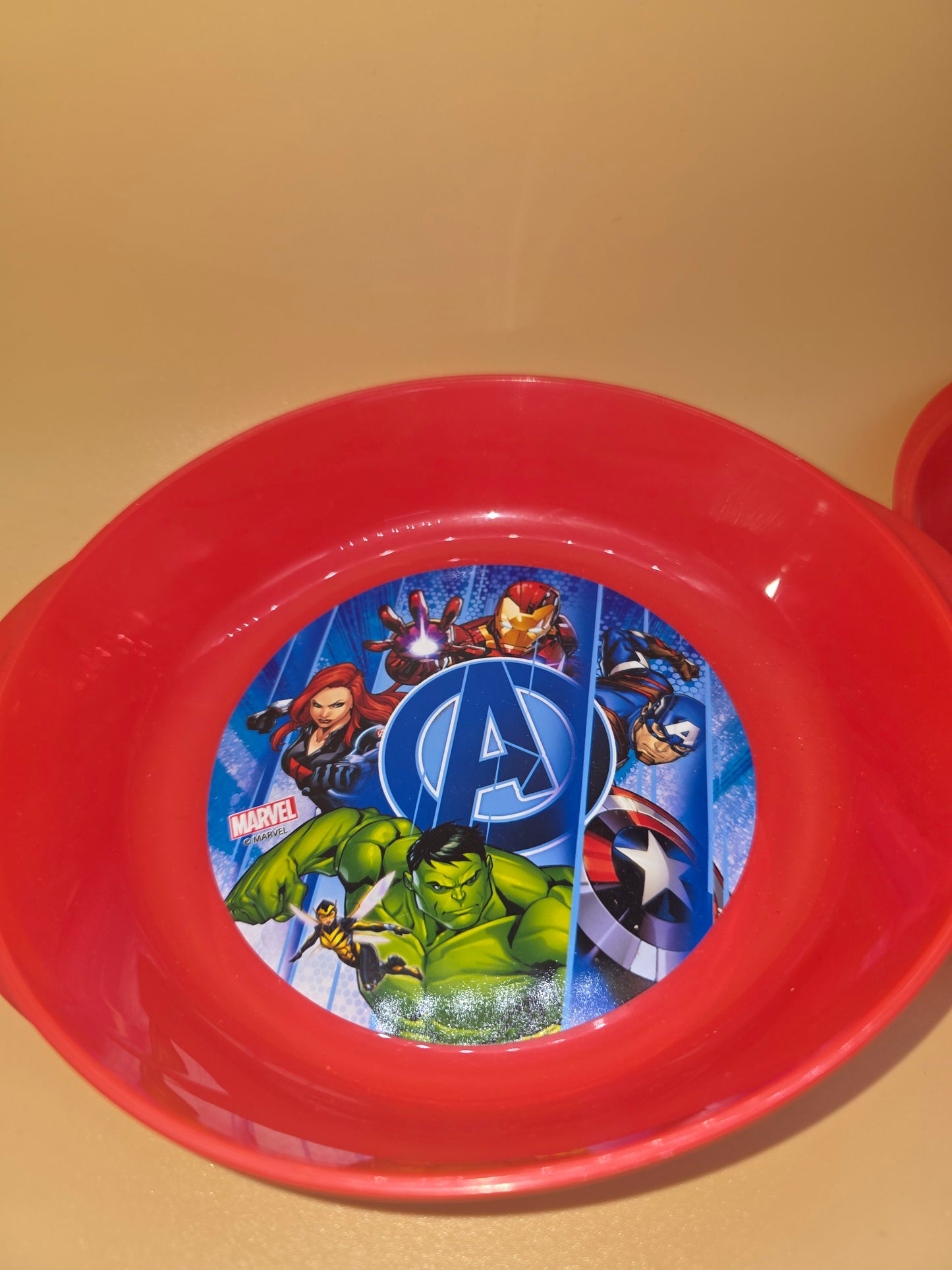 Piatto plastica advengers